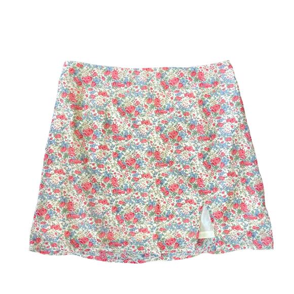 Windsor Burst of Florals Mini Skirt Size Medium - Picture 2 of 5